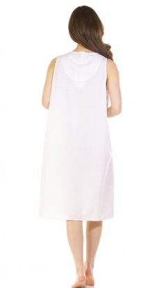 La Marquise Cornwall Polycotton Sleeveless Nightdress